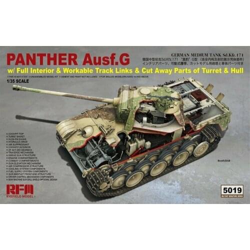 Ryefield-Model RM5019 1/35 Panther Ausf.G w/Full Interior