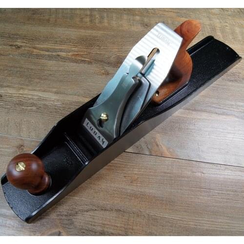 LUBAN No. 6 Metal Planer European Iron Planer Hand Carpenter Planer Stainless Steel