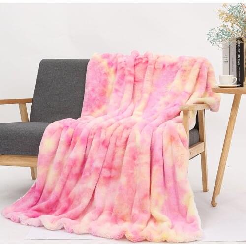 3D Plus Thick Throw Blanket Cartoon Pet Dog Bedspread Brown Striped Sherpa Plush Bed Blanket 160x200cm Adult Kids Bedding