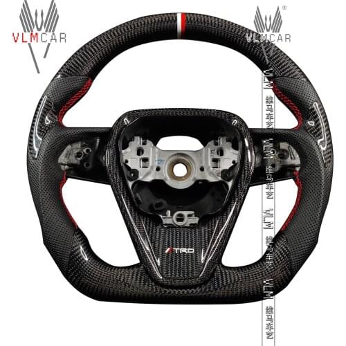 TRD style Private custom carbon fiber steering wheel for Toyota 2018-2019 Camry / Avalon