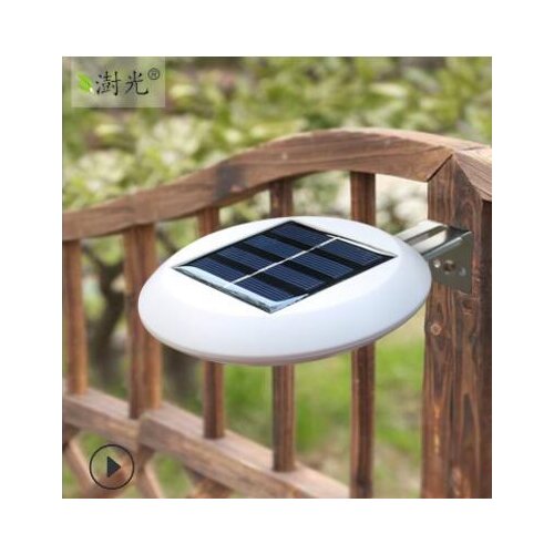 Waterproof Solar Lights Outdoor Wall Mounting Lamp For Patio Deck Yard Garden Dark Sensing Auto On
