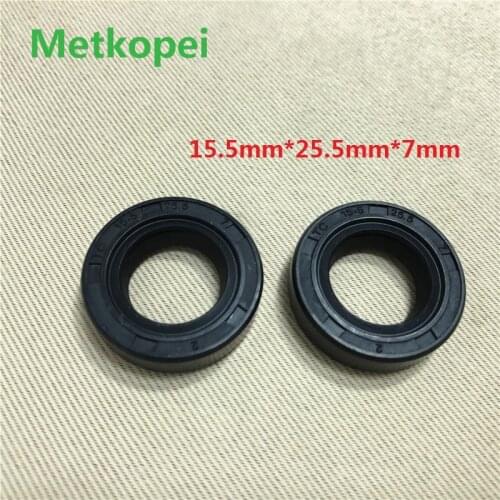 Motorcycle scooter ATV high quality 15.5*25.5*7 mm 15.5x25.5x7mm oil seal with spring for Moped Dirt Bike seal spare parts