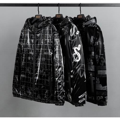Wednesf Men's Parkas With A Hood