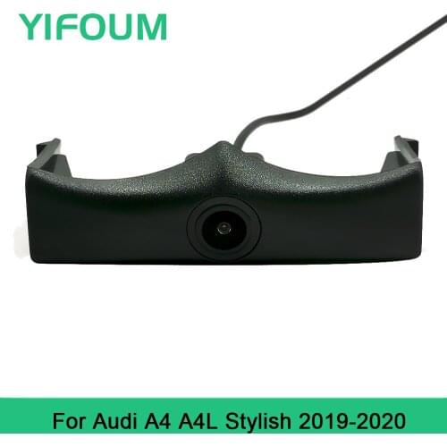 YIFOUM HD CCD Car Front View Parking Night Vision Positive Waterproof Logo Camera For Audi A4 A4L Stylish 2019-2020