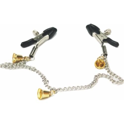 Bell Flirting Clamps Chains Adult Game Breast Clips Milk Vagina Clip Nipple clip adult games nipple clamps Sex toys for women