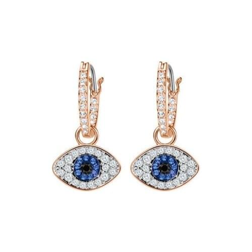 Devil Of Eye Drop Earrings For Women Blue Ear Clip Eardrop Fine Jewelry Hot