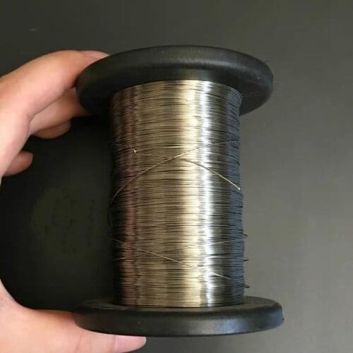 100M 0.1mm 0.2mm 0.3mm 304 Stainless Steel Wire Roll Single Bright Hard Wire Cable