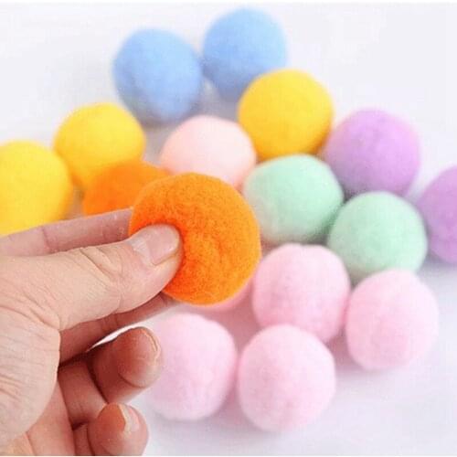 12PCS Multicolors Ball Cute Funny Cat Toys Stretch Plush Ball Creative Interactive Cat Toys Pet Cat Exercise Toys Pet Toys