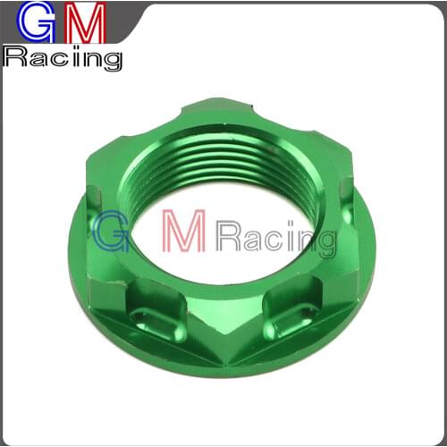 CNC Aluminum Steering Stem Nut For KAWASAKI KX125 KX250 KX250F KXF250 KX450F KXF450 KLX450R KX 250F 450F Dirt Bike