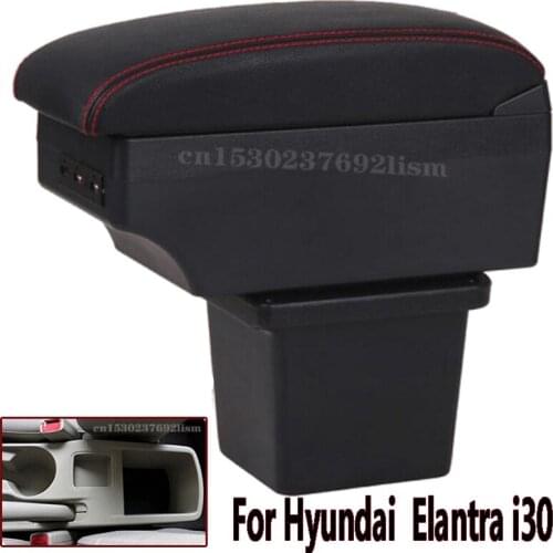 Car Armrest For Hyundai Elantra Touring i30 i30cw 2007-2011 Arm Rest Center Centre Console Storage Box 2008 2009 2010