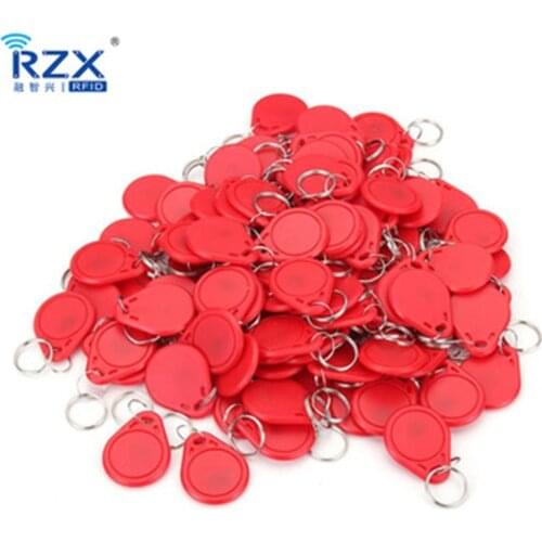 Free shipping 50pcs 125khz TK4100 key fobs ABS material passive rfid keyfob