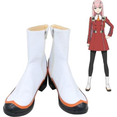 DARLING in the FRANXX Cosplay Shoes Boots 02 Zero Two Shoes For Women Custom Made European Size