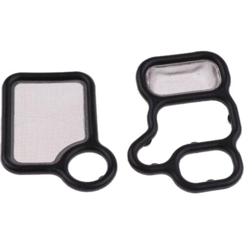 2 Pcs Car Variable Timing Solenoid Gaskets For Honda Accord/CR-V/Element/Fit Acura RDX/RSX/TSX Etc 15815-RAA-A01 15815-RAA-A02
