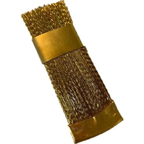 Nail Drill Bits Clean Brush Metal Dust Polish Manicure Copper Wire Brush Milling Cutter Electric Drill Nail Art Flat Brush Tool