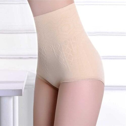 1pcs Women Solid Color Seamless High Waist Shapewear Corset Briefs Magic Body Shapewear Lady Corset Underwear