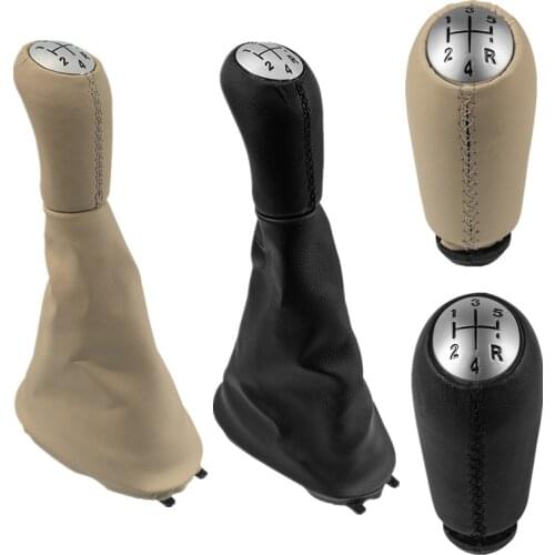 For Renault Clio 2 II Clio 3 III Megane 2 II Scenic II Kangoo Leather Car Styling Parts Gear Shift Knob Gaiter Boot Cover Case