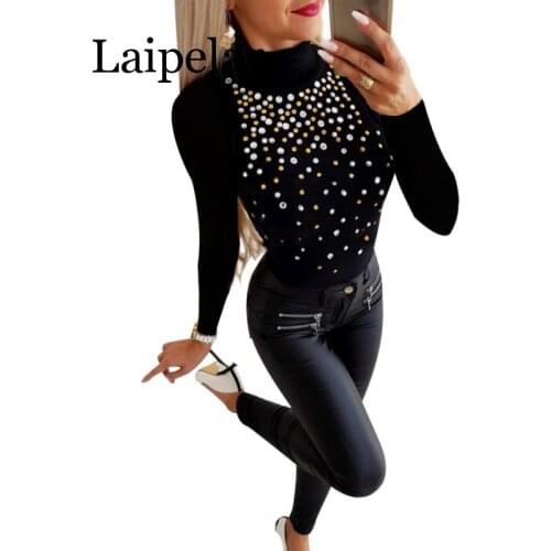 Женские трикотажные рубашки Laipelar China At AliExpress