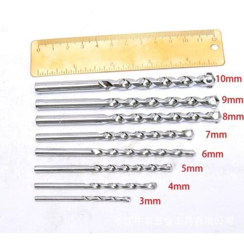 8pcs Tungsten steel drill bit cement drill pening suit