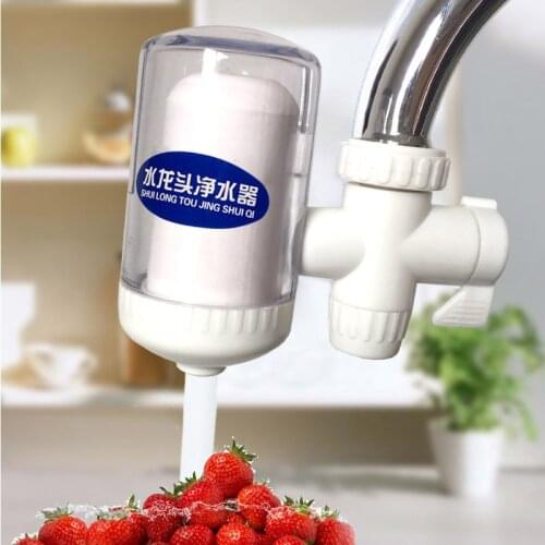 Tap Water Purifier Kitchen Faucet Washable Ceramic Percolator Mini Water Filter Filtro Rust Bacteria Removal Replacement Filter