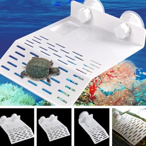 1Pcs Plastic Turtle Decoration Bask Platform Crawler Sun Roof Terrace Island Turtle Climb Shelf Aquarium Tools