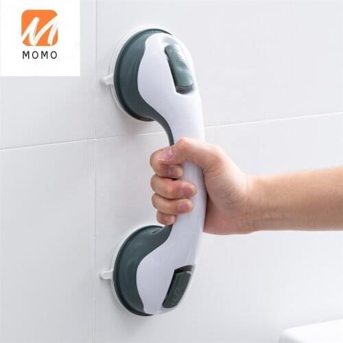 Top Rated Suction Grab Bar Anti-slipping Hand Handle Grip Safety Suction Cup Grab Rail for Bathroom