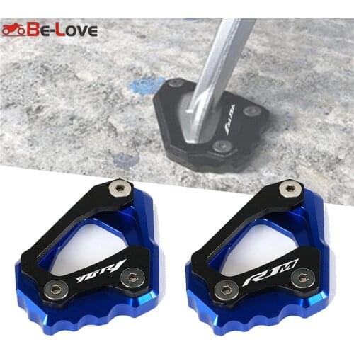 Hot Sale For Yamaha YZF R1 / R1M //R1 LE/ R1S Motorcycles Accessories CNC SideKickstand Stand Enlarger Extension Plate