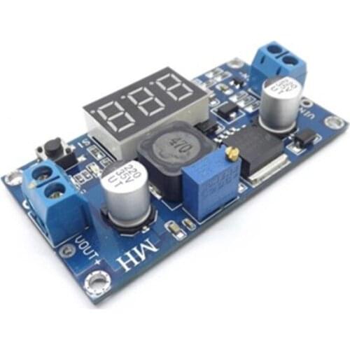 LM2596 LM2596S Power Module + LED Voltmeter DC-DC Adjustable Step Down Power Supply Module With Digital Display Buck For Toy Kit