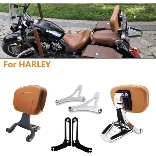 Backrest Motorcycle Multi-Purpose Driver Passenger Backrest For Harley Dyna Softail Breakout Sportster XL 883 Touring Road King
