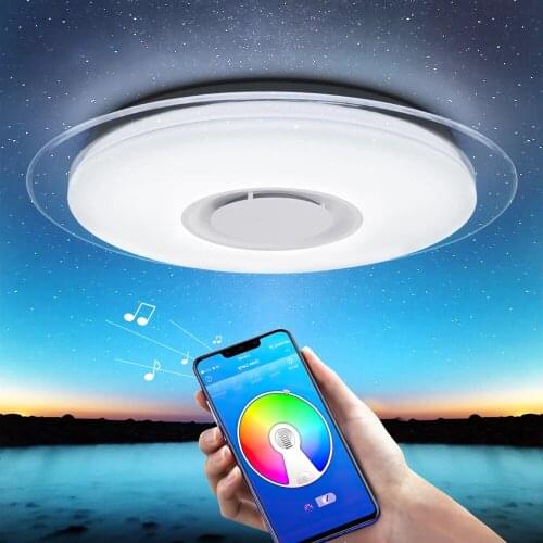 LED Ceiling Lights Modern Ceiling Lamp 52W Panel Light Lighting APP Bluetooth Music light bedroom lamps Smart ceiling lamp
