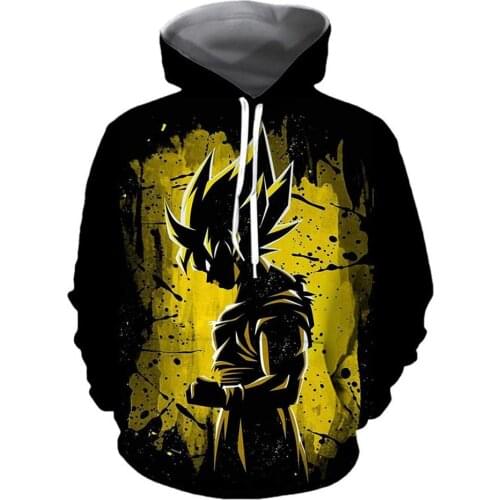 Anime 2021 Goku 3D Printed Hoodies Men Women Autumn Hooded Tracksuits Harajuku Hoody Casual Pullovers Streetwear Tops