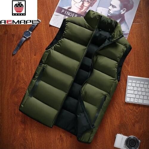 Mens Jacket Sleeveless Vests Mens Vest New Windproof Vest Winter Jackets Mens Casual Coats Mens Vest Man Warm Thicken Waistcoat