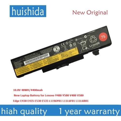10.8 V 48WH L11S6Y01 New original Laptop battery for Lenovo L11L6F01 l11L6R01 Y580 V480 V580 borde E430 E435 E530 E535