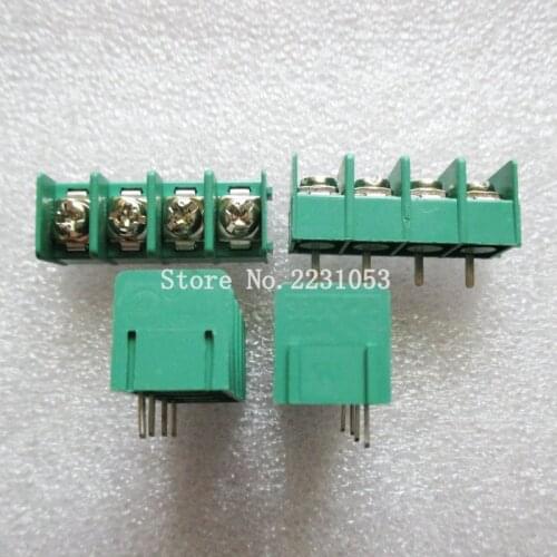 10PCS/LOT KF7.62-4P 7.62mm pitch connector pcb screw terminal block connector 2pin 300V 20A 22-12AWG