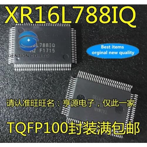 2PCS XR16L788IQ-F TQFP-100 16L788IQ in stock 100% new and original