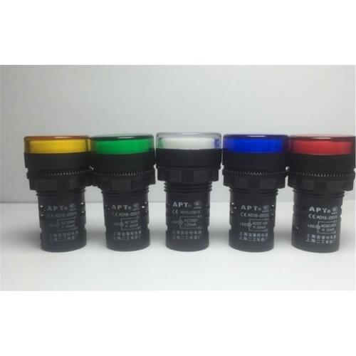 20pcs Mixed group of 12V 16mm LED Power Indicator Signal Light