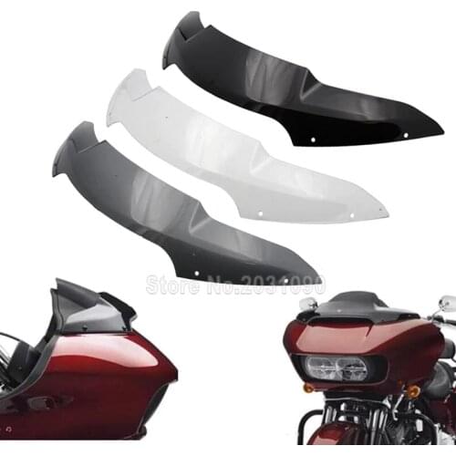 Smoke 4" Motorcycle Windshield Windscreen for Harley Road Glide FLTR FLTRX Ultra FLTRU Special FLTRXS 2015 2016 2017 2018 New