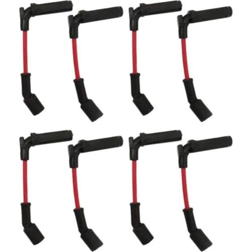 8 Pcs Spark Plug Ignition Wires for Chevrolet SSR Tahoe GMC Yukon Saab Buick Cadillac Pontiac Hummer 748RR 671-8161