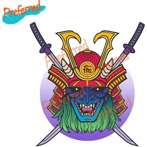 Samurai Monster Decal Motocross Racing Laptop Helmet Trunk Wall Vinyl Car Sticker Die Cutting