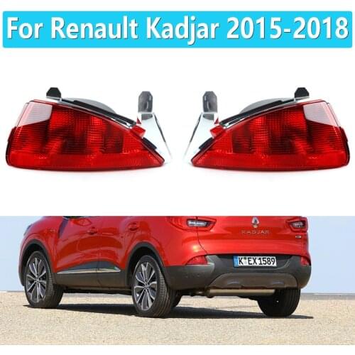 For Renault Kadjar 2015 2016 2017 2018 Car Rear Bumper Fog Light Tail Brake Light Stop Warning Lamp