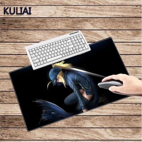 XGZ Black Bottom Dirt-resistant Anime Wallpaper Mouse Pads 400X800X3MM Rubber Durable Suitable for Mouse Player Notebook Mats