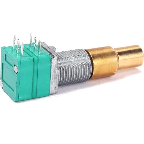 Set Potentiometer Rotary Switch W Knurled B103 + B103 for Bass Guitar