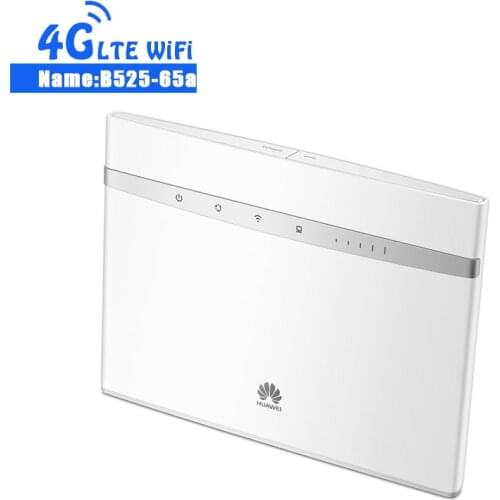 NEW Huawei B525 B525S-65a 4G LTE CPE Router b525s-65a 300Mbps WIFI Gateway Router Cat. 6 Mobile Hotspot +2CPS 4G Antenna