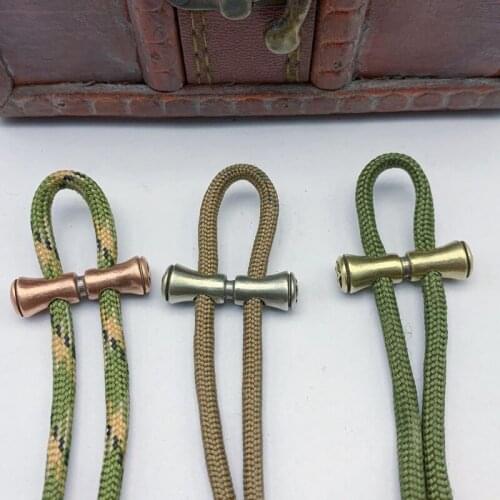 Simple Knife Beads Pendant Brass DIY Bead Umbrella Rope Paracord Tail Buckle Keyring Accessories
