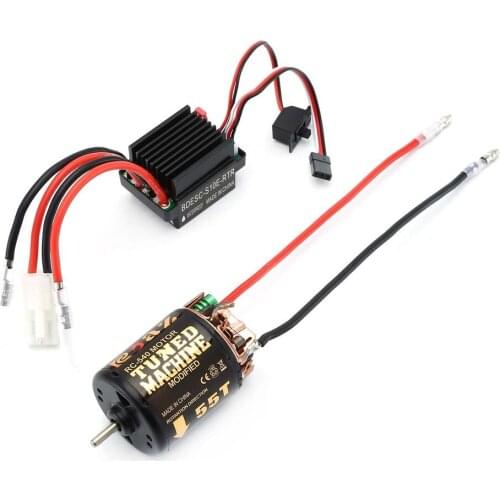RC 540 35T 45T 55T Brushed Motor With 320 Speed Controller Waterproof ESC for Traxxas for Hsp for Redcat for Tamiya
