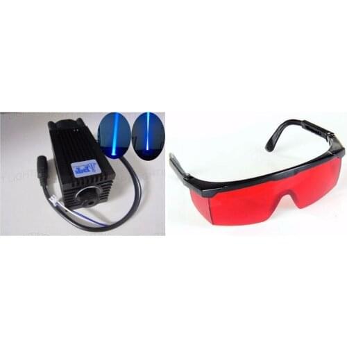 Adjustable High Power 4W 445/450nm Blue Laser Module W/ TTL & Free Goggles
