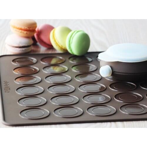 Macaron Silicone Pad Baking Tool 30 Hole 48 Round Shape Baking Pad DIY Cake Dessert Oven Liner baking tools for cakes