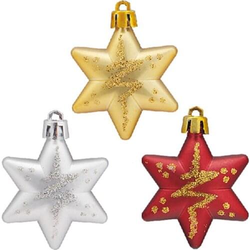 Tree Ornament Party Hanging Bling Star Tree Baubles Christmas Tree Decoration