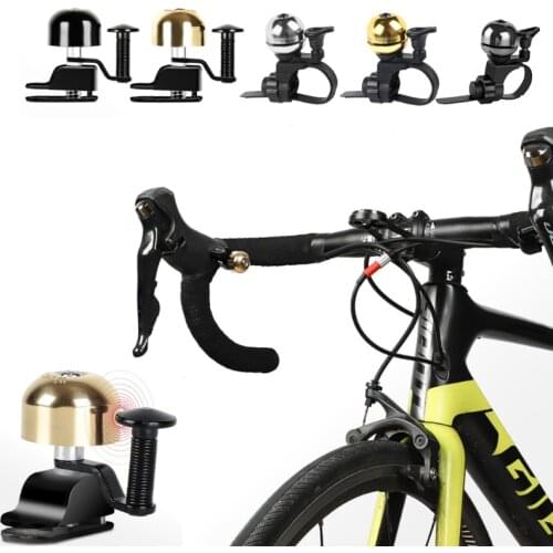 WEST BIKING Bicycle Vintage Brass Bell Ring Clear Sound Quality MTB Road Bike Retro Bell Cycling Children Horn Kid Bike Accessor