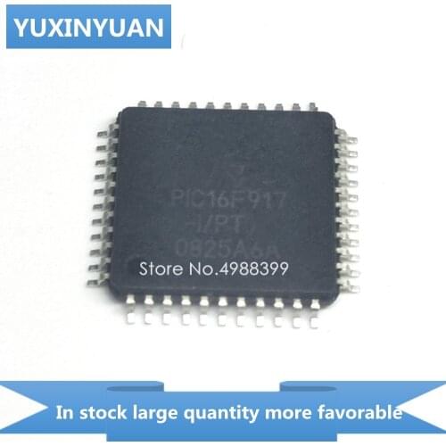 YUXINYUAN 1PCS PIC16F917-I-PT PIC16F917IPT PIC16F917 I PT 16F917 QFP44 in stock in stock
