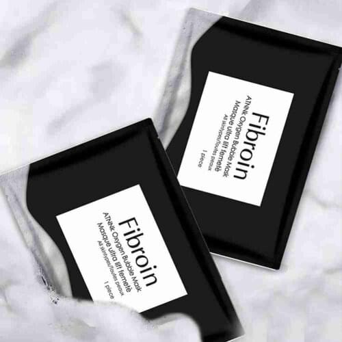 1 Pcs Amino Acids Seasalt Bamboo Charcoal Bubbles Face Mask Anti-Acne Moisturizing Oil Control Hydrating Mask